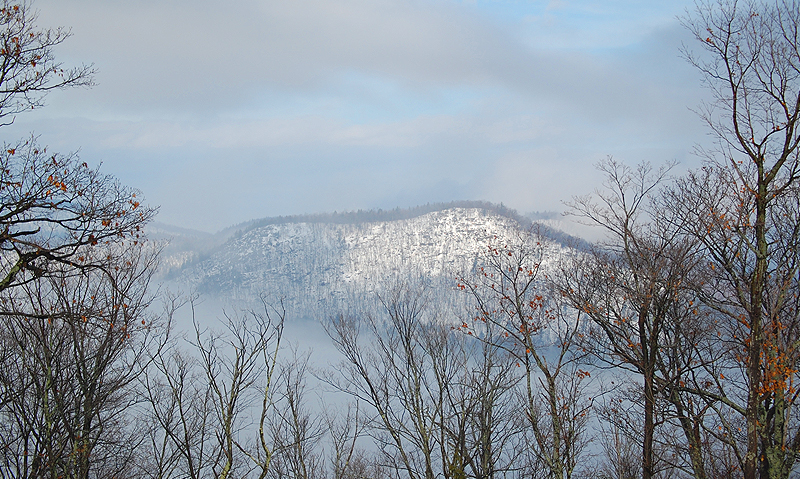 Winter view from Kitchen