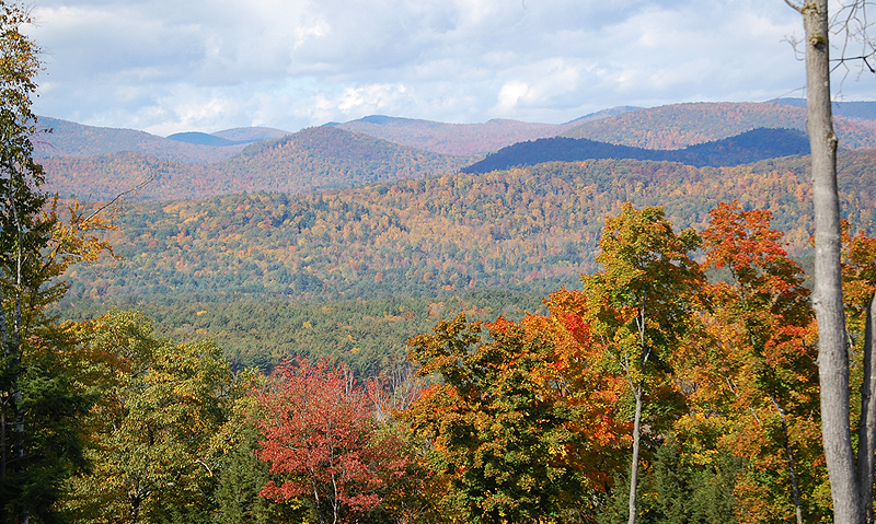 Fall view from Adirondeck