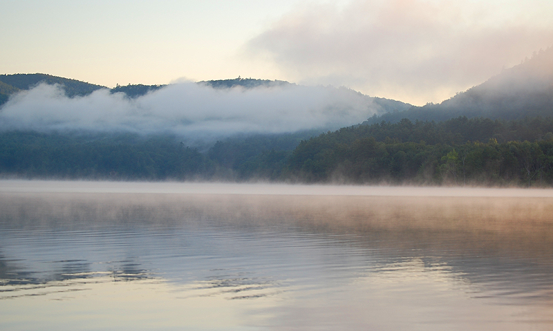 Stewarts Pond in the early morning